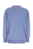 Etro Cerulean Blue Cotton Blend Cardigan