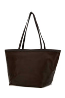 The Row Chocolate Leather Park Tote Xl Shopping Bag