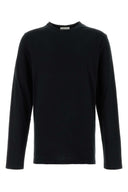 The Row Black Cotton Leon T Shirt