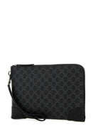 Gucci Printed Canvas Gg Emblem Document Case