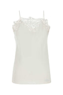 Salvatore Ferragamo White Crepe Top