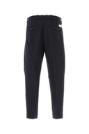 Nine In The Morning Dark Blue Stretch Cotton Giulio Pant