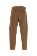Nine In The Morning Brown Stretch Cotton Giulio Pant