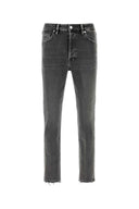 Nine In The Morning Graphite Stretch Denim Asthor Jeans