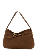 Miu Miu Brown Nappa Leather Aventure Shoulder Bag