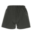 Gimaguas pyjamashorts i brodert bomull