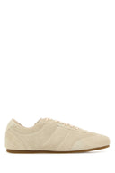 Lemaire Chalk Sneakers i semsket skinn