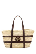 Tory Burch Raffia liten Ella bøtteveske