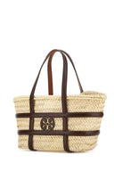 Tory Burch Raffia liten Ella bøtteveske