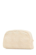 Tory Burch Ivory Terry Stoff Ella skjønnhetsveske