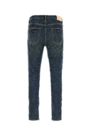 Purple Denim Stretch Denim Jeans