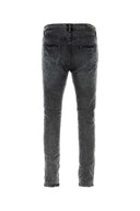 Purple Denim Black Stretch Denim Jeans