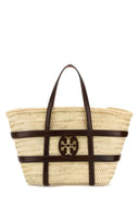 Tory Burch Raffia Ella bøtteveske