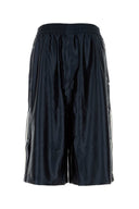 Adidas By Willy Chavarria Navy Blue Polyester Adidas By Willy Chavarria Bermuda Shorts