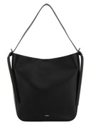 Jil Sander Handleveske i sort skinn