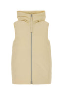 Jil Sander Cream Polyester dunjakke