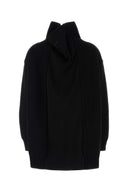 Mm6 Maison Margiela 블랙 울 블렌드 오버사이즈 카디건
