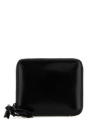 Comme Des Garcons zwarte lederen portemonnee