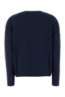 Weekend Navy Blue Alpaca Blend Oversize Ghiacci Sweater
