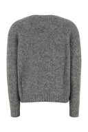 Weekend Melange Grey Alpaca Blend Oversize Ghiacci Sweater