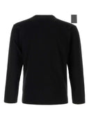 Comme Des Garcons Play Black Cotton T Shirt