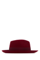 Borsalino Burgundy Wool Blend Alexander Hat