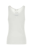 Prada White Cotton Tank Top