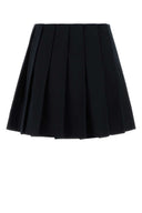 Prada Midnight Blue Drill Miniskjørt