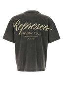 Represent Dark Grey Cotton Represent Owners Club T Shirt
