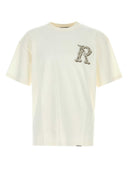 Represent Ivory Cotton Oversize T Shirt