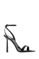 Prada Black Leather Sandals