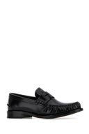 Prada Black Leather Loafers