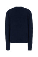 Jil Sander Marineblauer Oversize-Pullover aus Alpaka-Mischung
