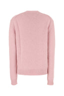 Rosafarbener Oversize-Pullover aus Alpaka-Mischung von Jil Sander