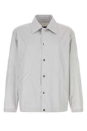 Jil Sander Hellgrauer Baumwoll-Windbreaker