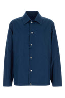 Jil Sander Blue Cotton Windbreaker