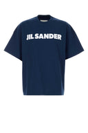 Jil Sander marineblauw katoenen T-shirt