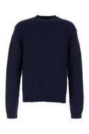Jil Sander Navy Blue Alpaca Blend Sweater