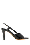 Miu Miu svarte skinnsandaler