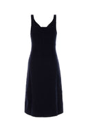 Miu Miu Navy Blue Wool Dress