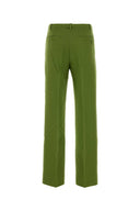 Miu Miu Green Stretch Viscose Blend-bukse