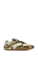 Miu Miu Multicolor Fabric And Leather Sneakers