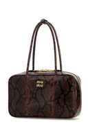 Miu Miu Printed Leather Beau Shoulder Bag