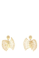 Miu Miu Gold Metal Earrings