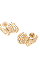 Miu Miu Gold Metal Earrings
