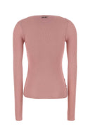Miu Miu Pink Silk T Shirt