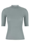 Miu Miu Powder Blue Silk Top