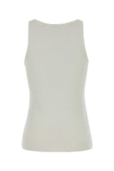 Miu Miu White Cotton Tank Top