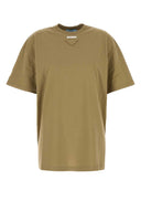 Prada Salbeigrünes Jersey-T-Shirt