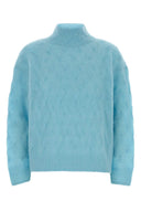 Calvin Klein Lyseblå Nylon Blend Genser